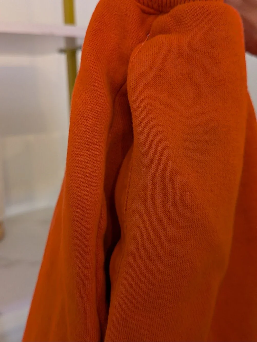 Nike Women’s Orange Ribbed-Waist Athletic Shorts LIKE NEW
